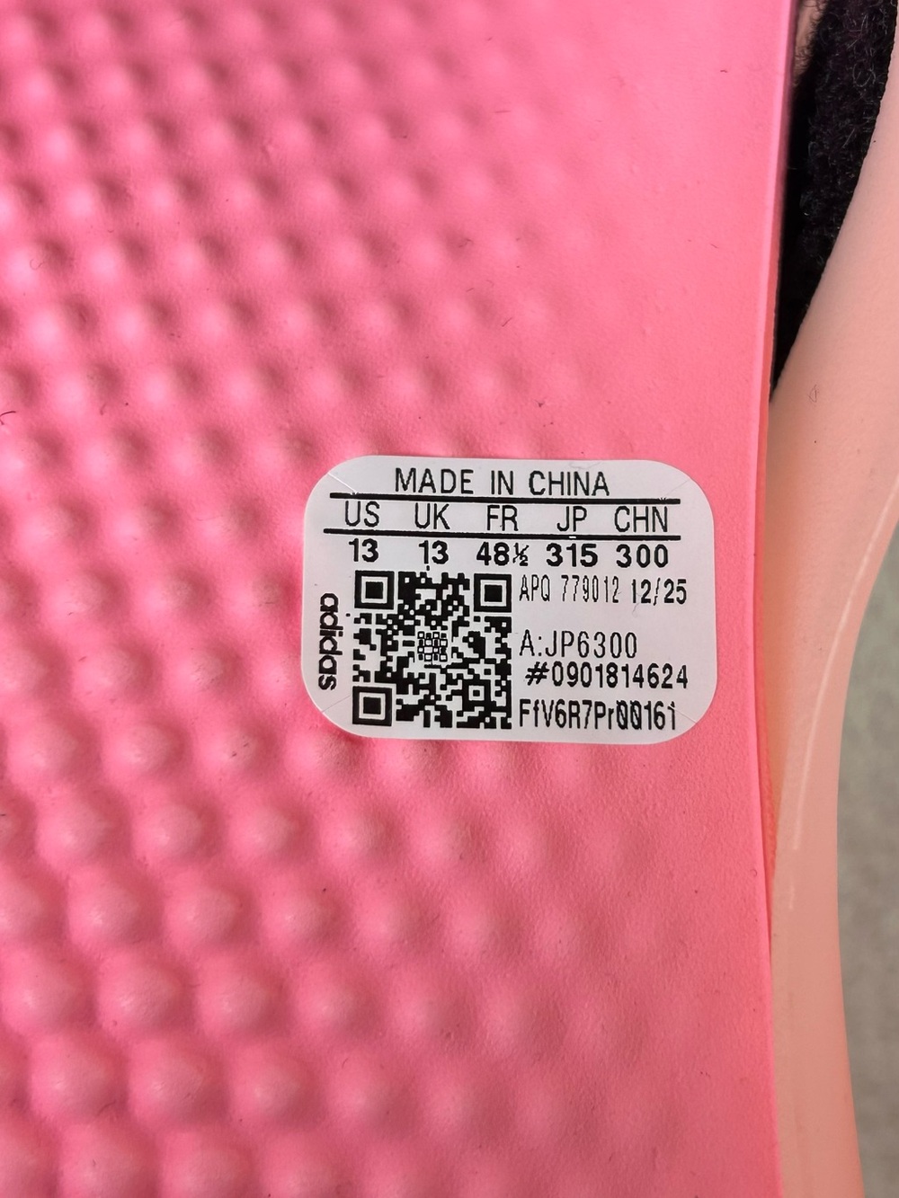 NEW Adidas Originals Adislide Pink Black Recovery Comfort Sandal Mens Size 9 13 - Picture 11 of 11